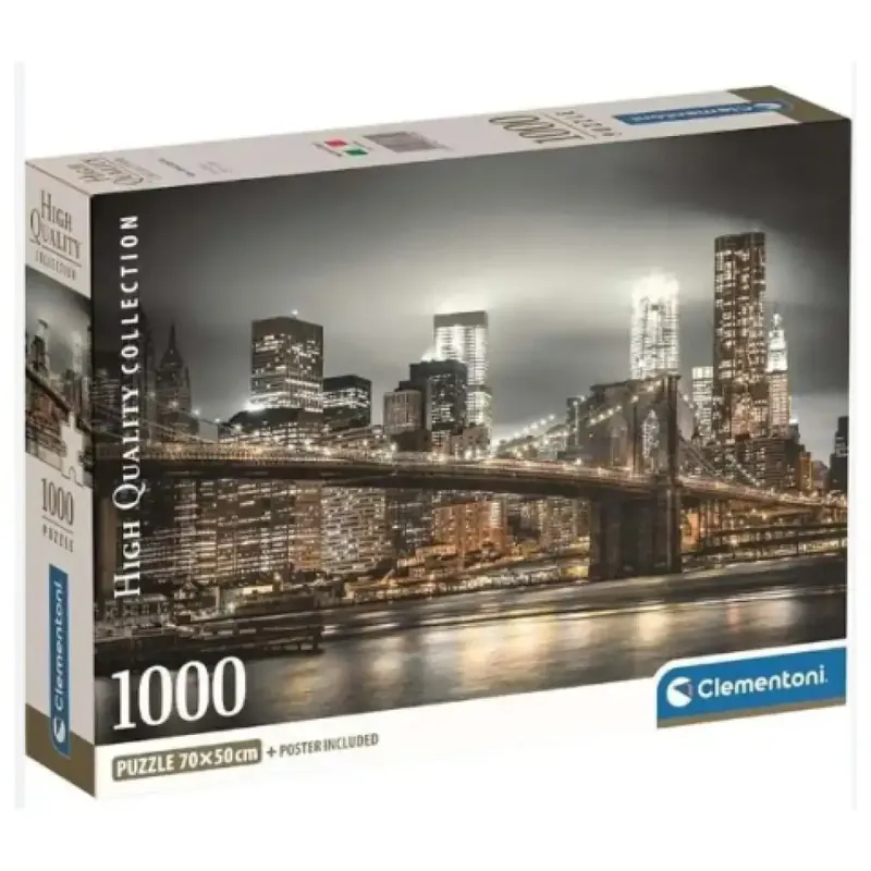 Újdonság New York látkép HQC 1000db-os puzzle poszterrel - Clementoni