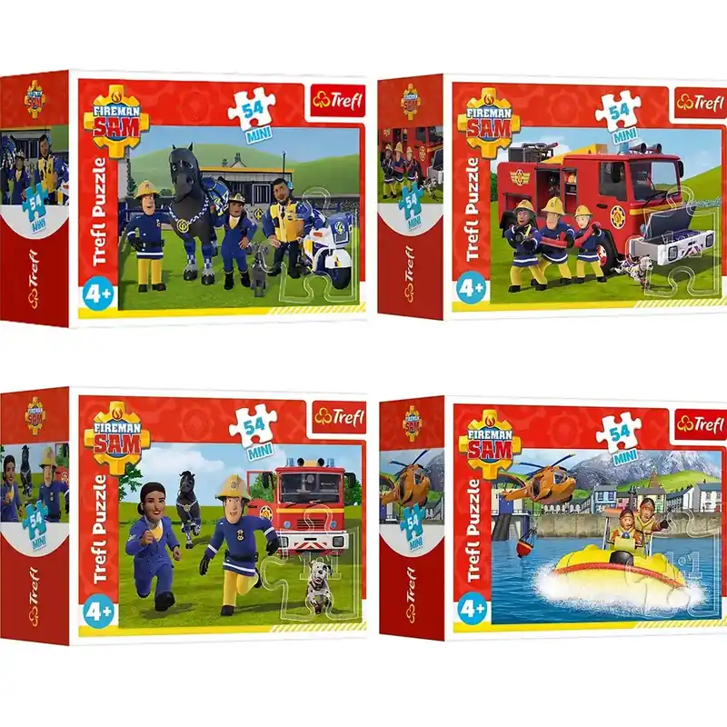 Sam a tűzoltó készenlétben 54db-os mini puzzle több változatban - Trefl Végkiárusítás