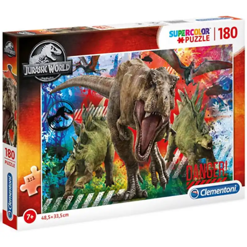 Jurassic World Supercolor 180db-os puzzle - Clementoni Rendeld meg most
