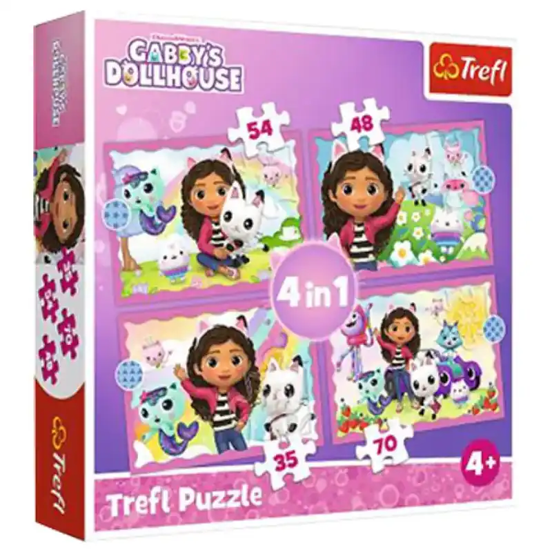 Gabi babaháza 4 az 1-ben puzzle - Trefl Outlet