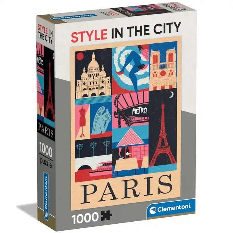 Népszerű Style in the city Párizs 1000db-os puzzle - Clementoni