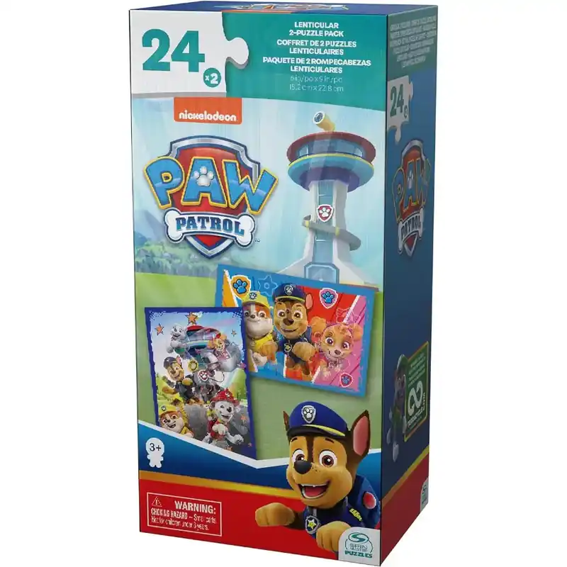 Ajánlat Mancs Őrjárat Lentikuláris puzzle 2x24db-os - Spin Master