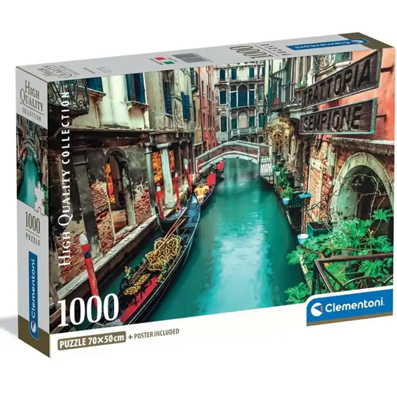 Velencei csatorna HQC 1000db-os puzzle - Clementoni Szuper akció