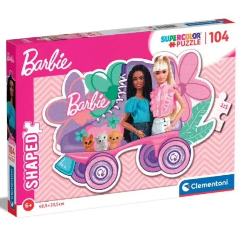 Végkiárusítás Barbie görkorcsolya Supercolor 104db-os puzzle - Clementoni
