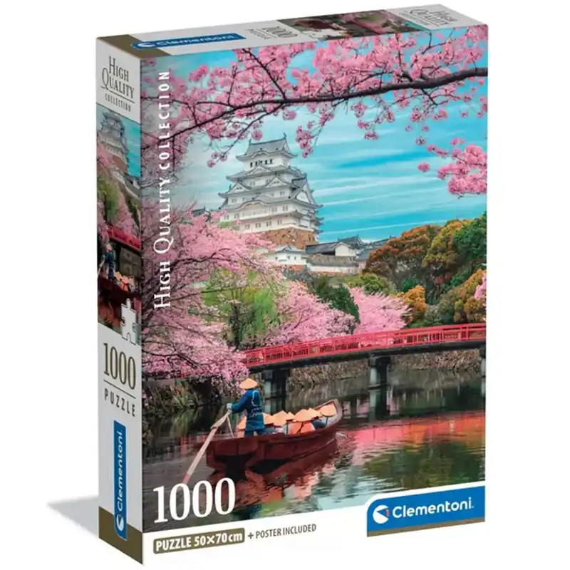 Himeji kastély tavasszal 1000db-os HQC puzzle - Clementoni Biztonságos vásárlás
