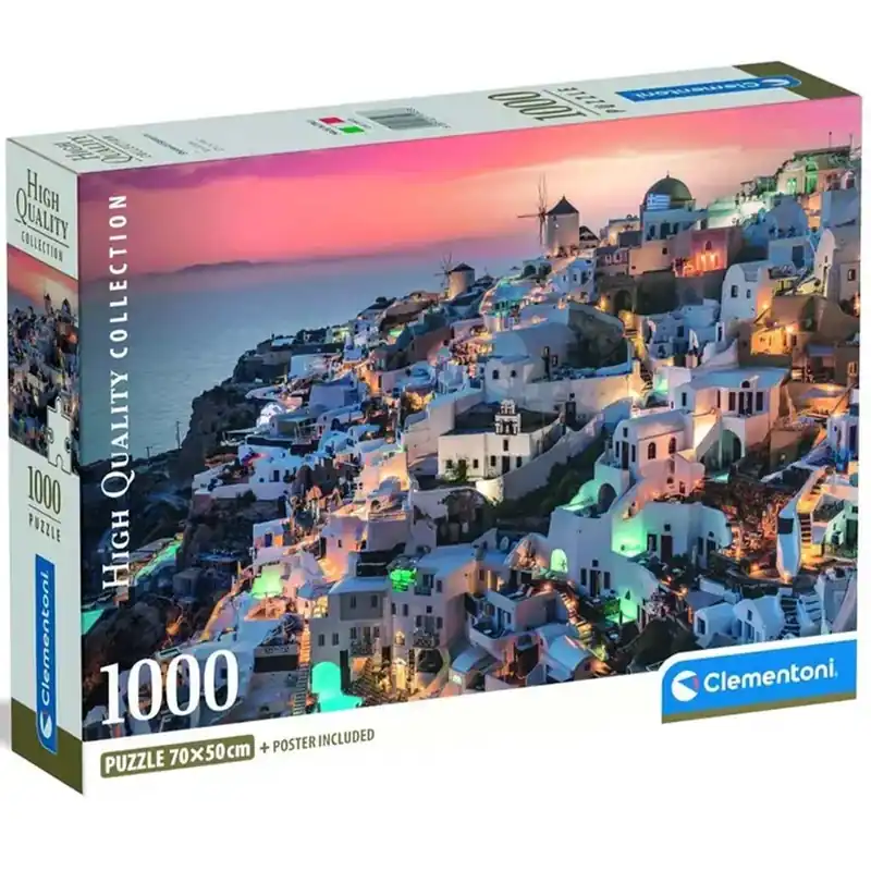 Csodás Santorini HQC 1000db-os puzzle - Clementoni Biztonságos fizetés