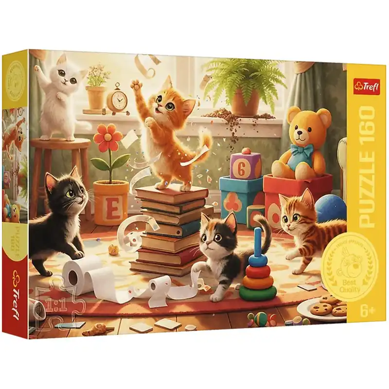 Alacsony ár Macskacsínytevés 160db-os puzzle - Trefl