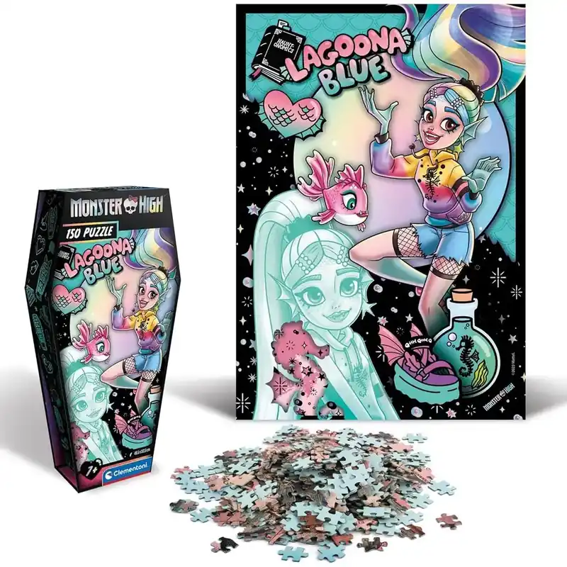 Legkelendőbb Monster High Lagoona Blue 150 db-os puzzle - Clementoni