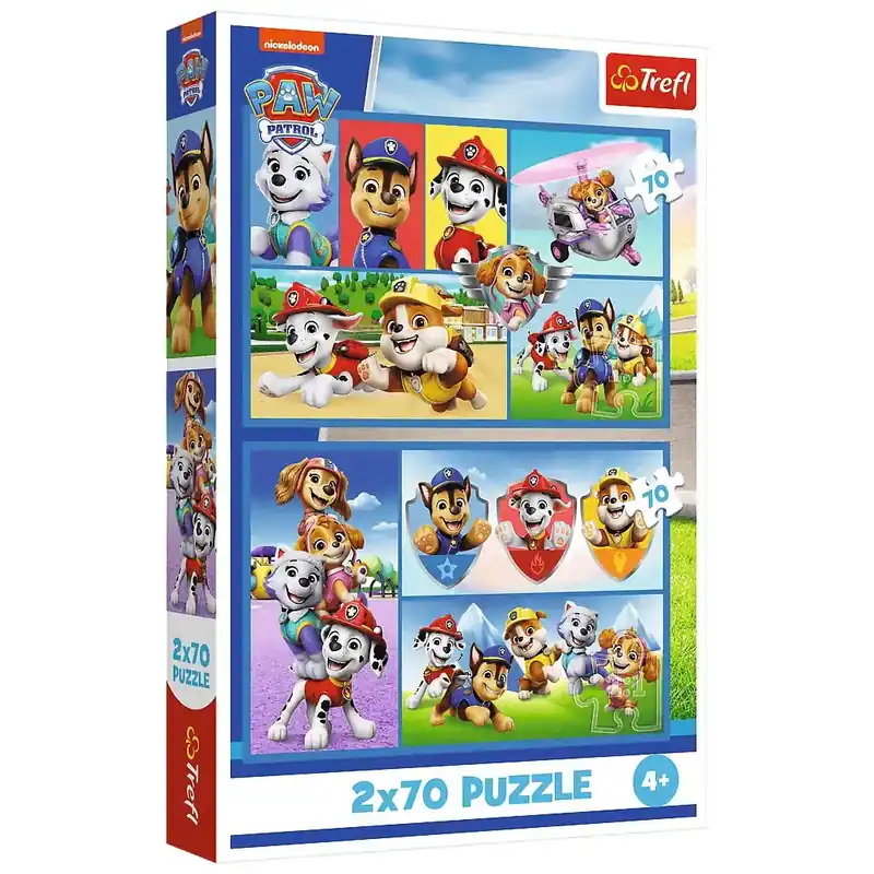 Mancs Őrjárat szabályai 2x70db-os puzzle - Trefl Prémium