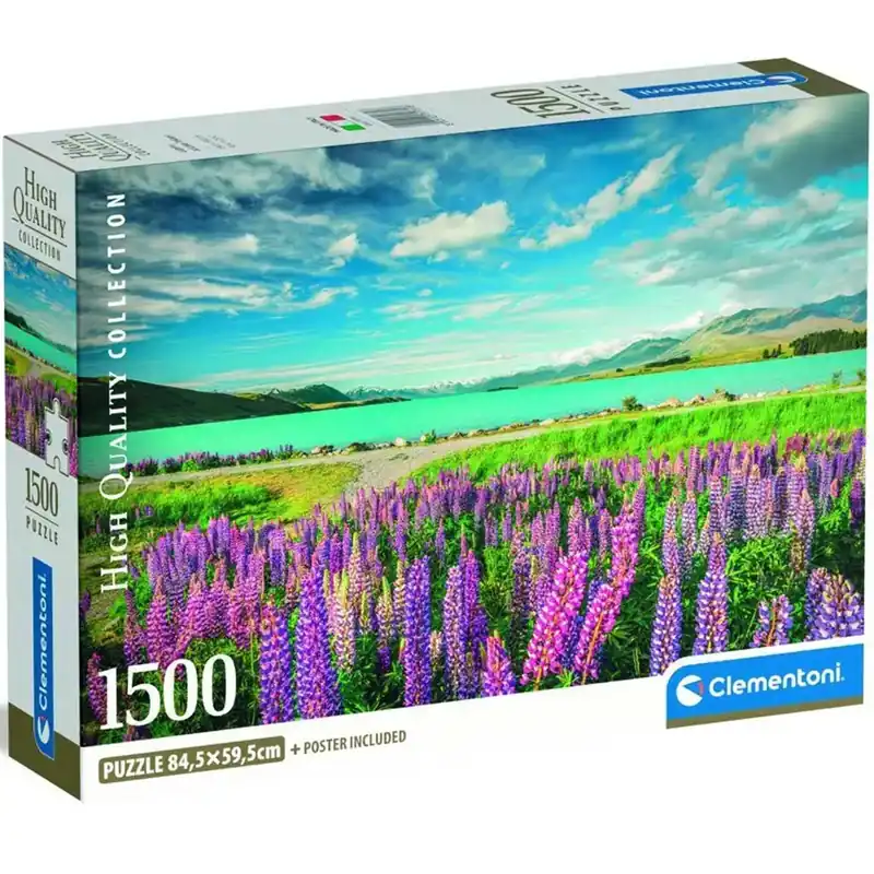 Vedd meg most Tekapo-tó Új-Zéland HQC 1500 darabos puzzle - Clementoni