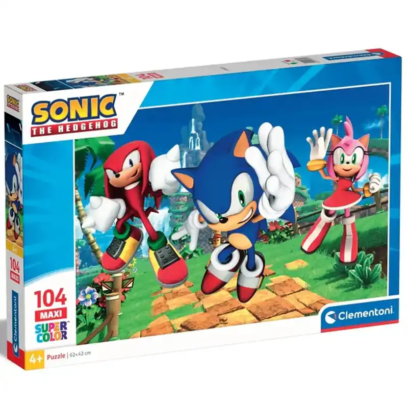 Sonic a sündisznó és barátai 104db-os maxi supercolor puzzle - Clementoni Vedd meg online