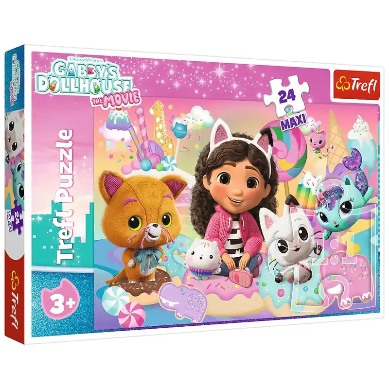 Gabi babaháza és barátai 24db-os maxi puzzle - Trefl Népszerű