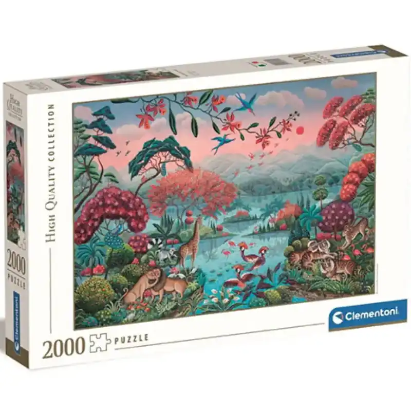 Alacsony ár A békés dzsungel HQC puzzle 2000db-os - Clementoni