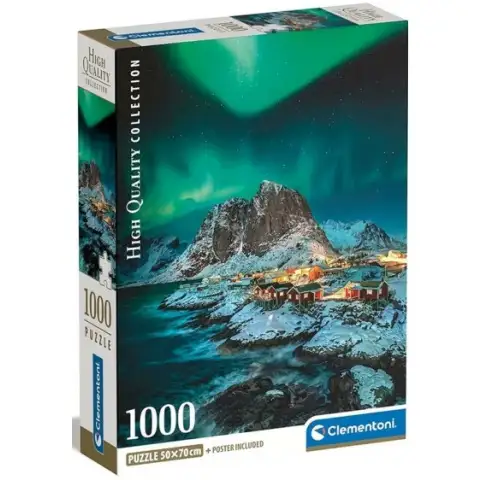 Lofoten szigetek HQC 1000db-os puzzle poszterrel - Clementoni Különleges ajánlat