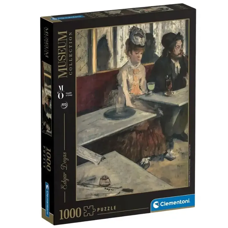 Vásárlói kedvenc Museum Collection Edgar Degas - Egy kávézóban 1000 db-os puzzle - Clementoni