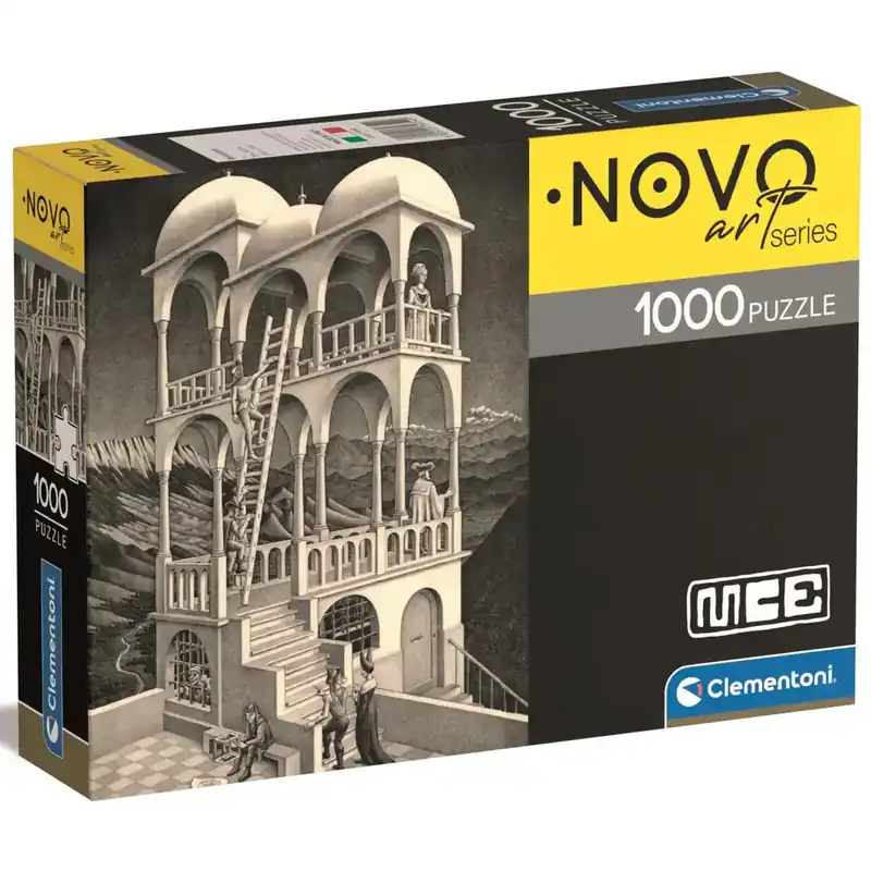Novo Art M. C. Escher - Belvedere 1000 db-os puzzle - Clementoni Legnépszerűbb