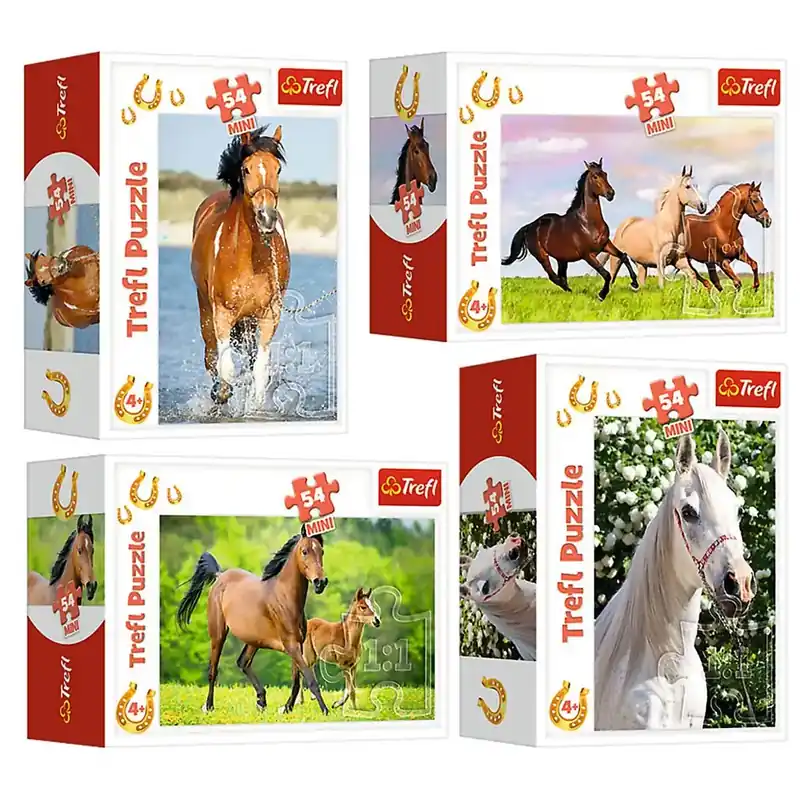 A lovak világa 54db-os mini puzzle több változatban - Trefl Vásárlói kedvenc