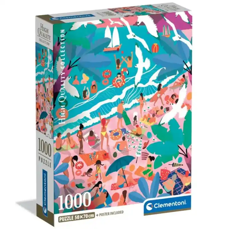 Vasárnap a strandon HQC 1000db-os puzzle - Clementoni Biztonságos fizetés