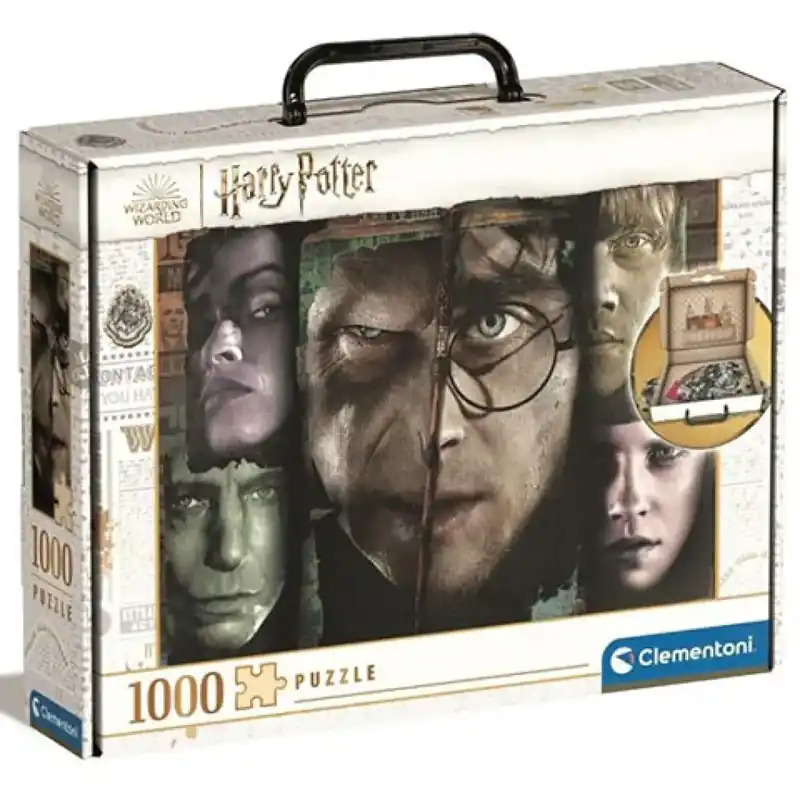 Harry Potter és a Sötét nagyúr 1000db-os puzzle bőröndben - Clementoni Azonnal elérhető