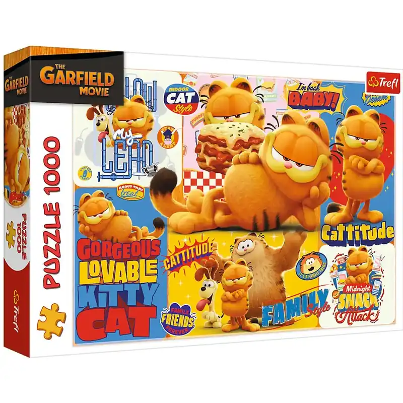 Kedvezmény Garfield kalandjai 1000db-os puzzle - Trefl