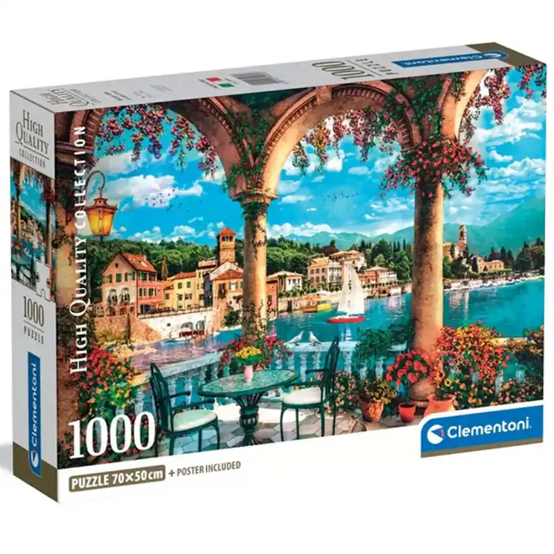 Kilátás a Comó-i tóra 1000db-os HQC puzzle - Clementoni Ajánlat
