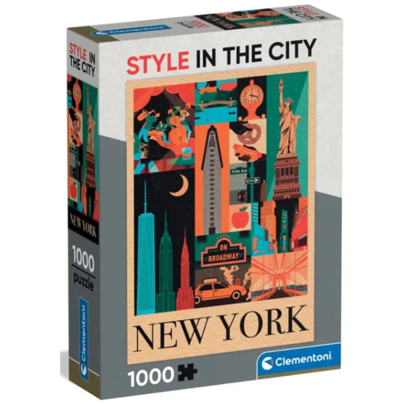 Legkelendőbb Style in the City New York puzzle 1000 db-os - Clementoni