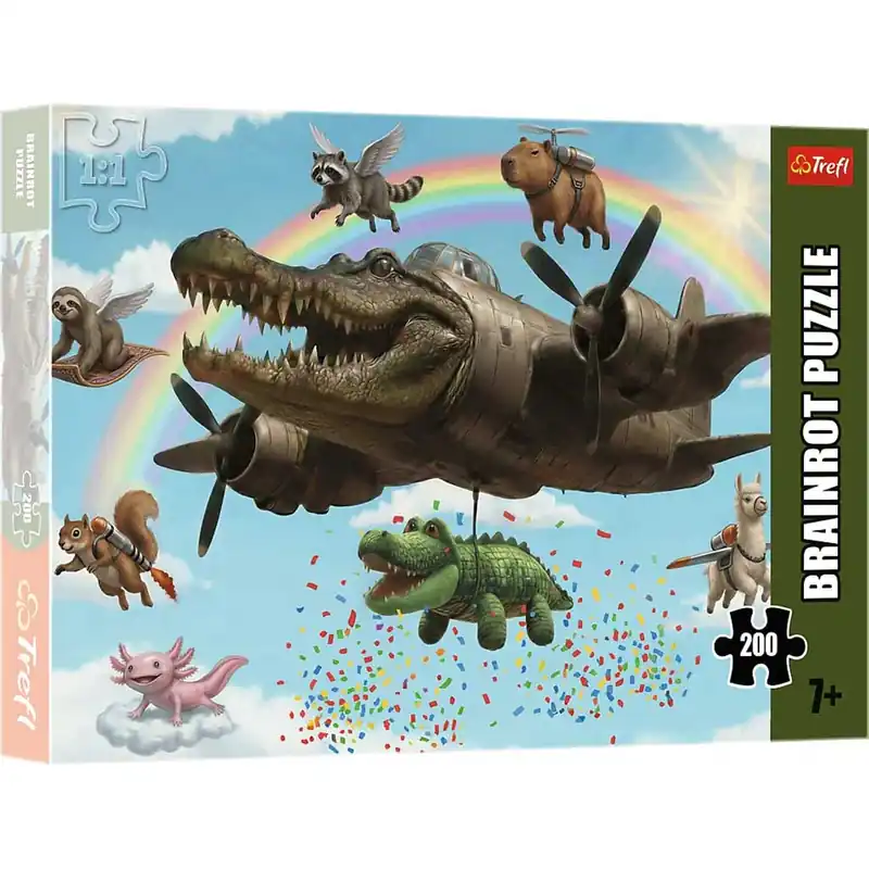 Alacsony ár Brainrot Bombardino Crocodilo 200db-os puzzle - Trefl