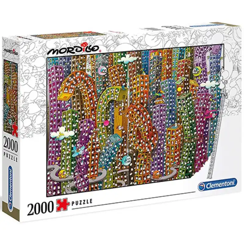 Biztonságos fizetés Mordillo A dzsungel puzzle 2000db-os - Clementoni