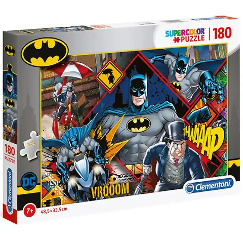 DC Comics Batman Supercolor puzzle 180db-os - Clementoni Biztonságos fizetés
