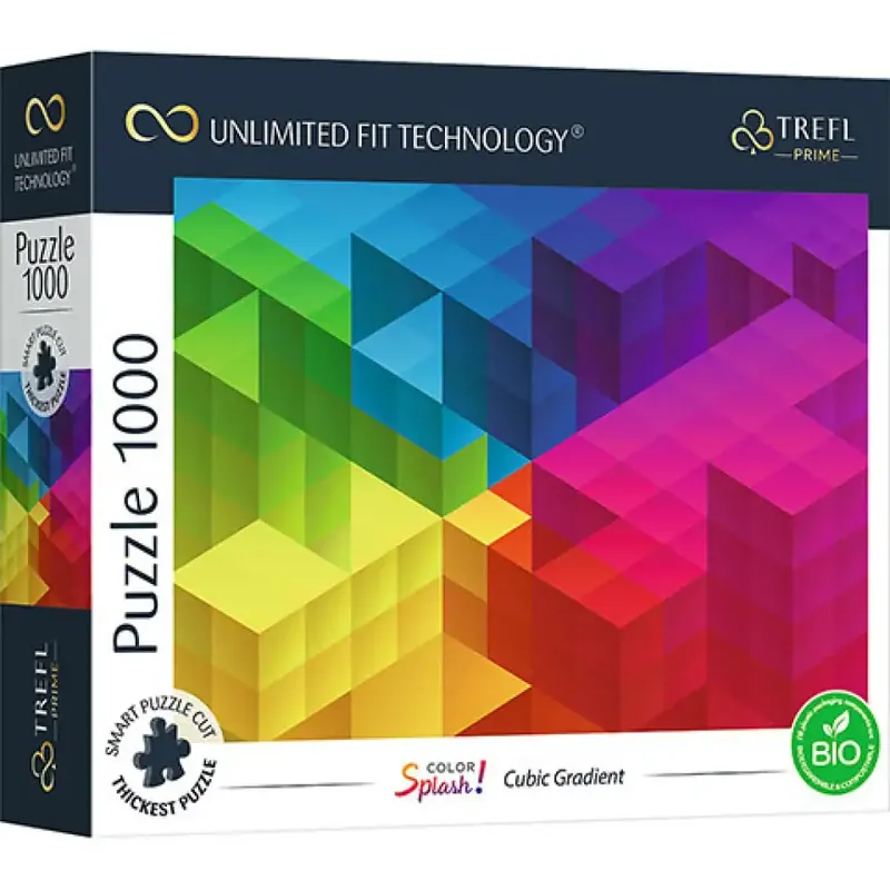 Árengedmény Color Splash Kocka gradiens 1000 db-os UFT puzzle - Trefl