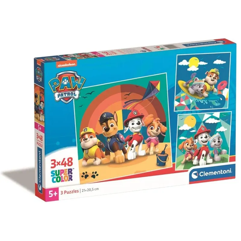 Mancs őrjárat Super color3 az 1-ben puzzle - Clementoni Gyors kiszállítás