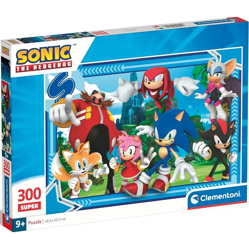 Azonnali szállítás Sonic a sündisznó 300db-os Super puzzle - Clementoni