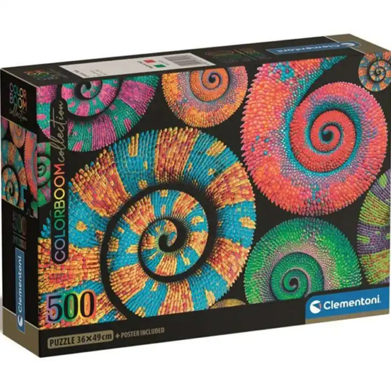 Gyors kiszállítás Colorboom Collection Színes kaméleonok 500db-os Compact puzzle - Clementoni