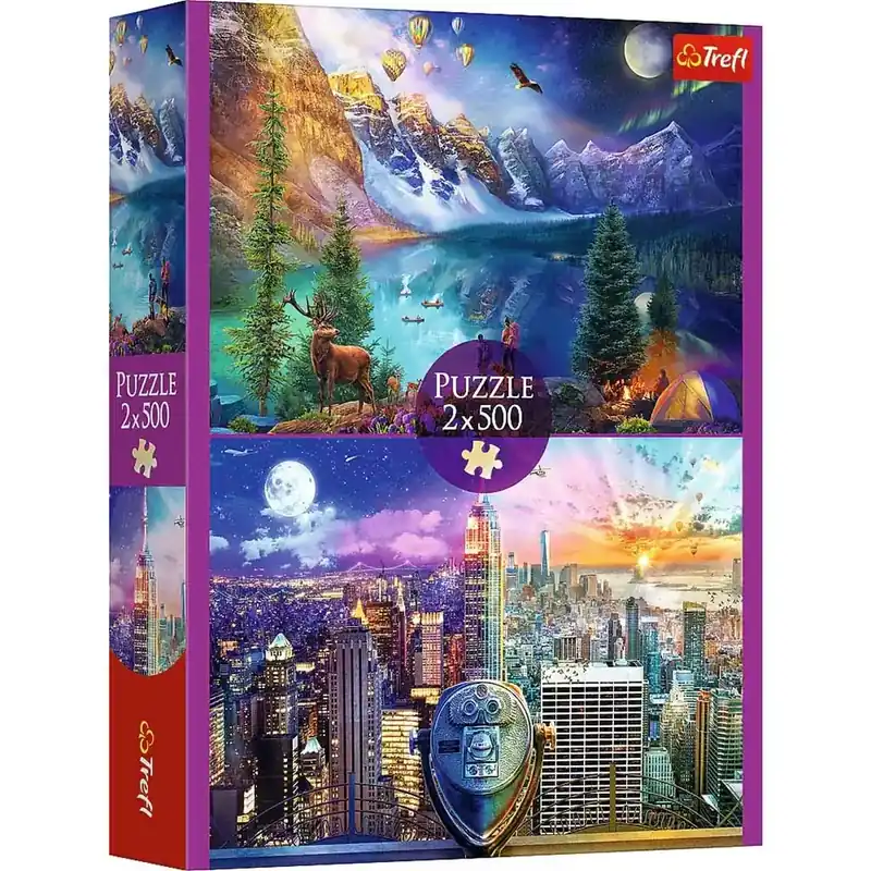 Amerikai körút 2x500db-os puzzle - Trefl Korlátozott ajánlat