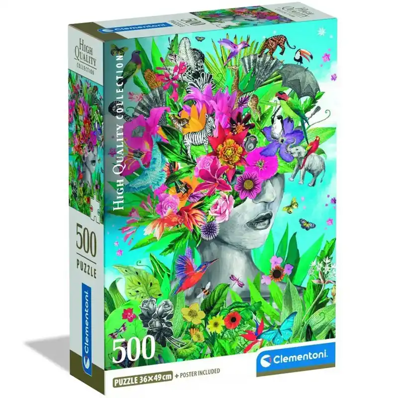 Head in the Jungle HQC 500 darabos puzzle - Clementoni Expressz kézbesítés