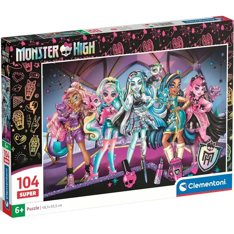 Exkluzív ajánlat Monster High 104db-os super puzzle - Clementoni