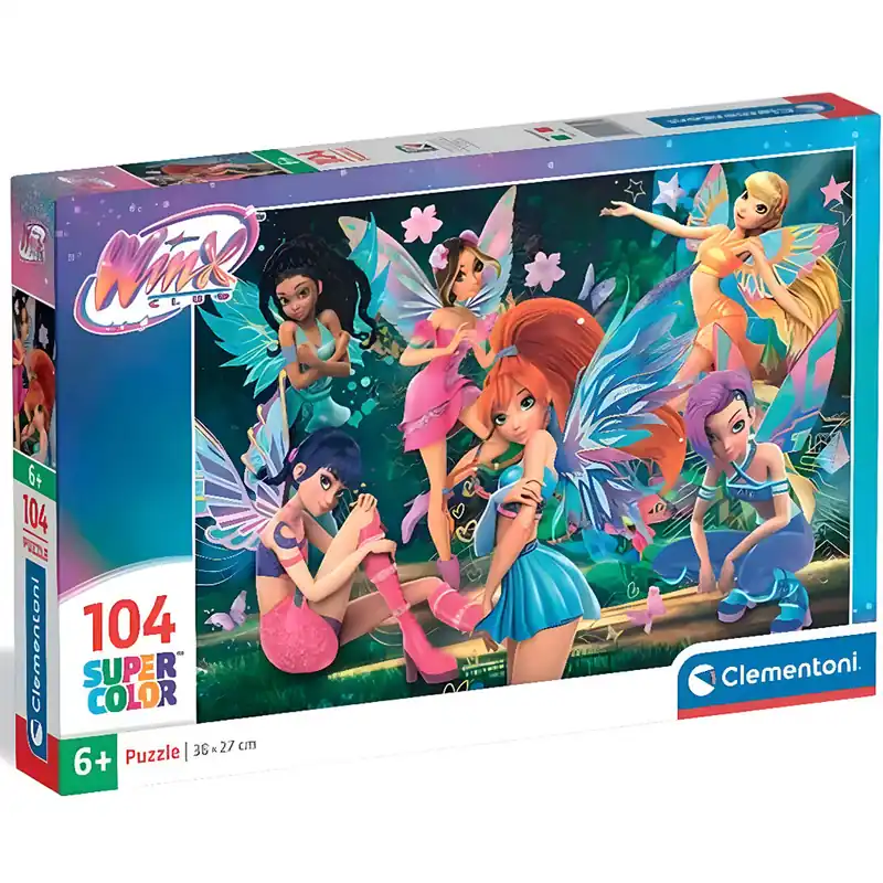 Winx Club tündérei 104 db-os puzzle - Clementoni Bestseller