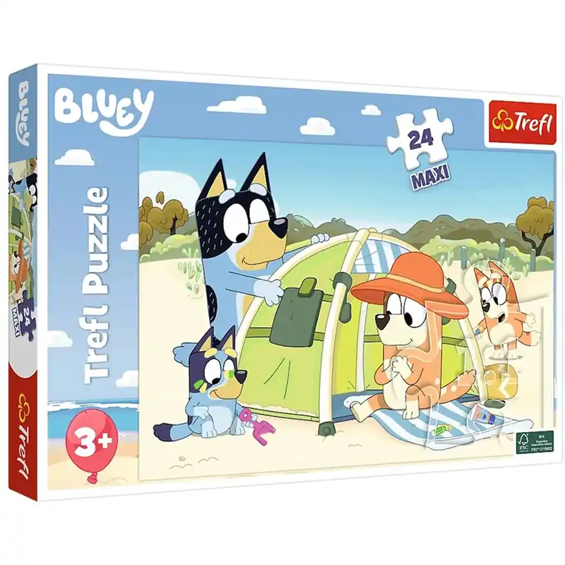 Rendeld meg most Bluey csodálatos napja 24 db-os Maxi puzzle - Trefl