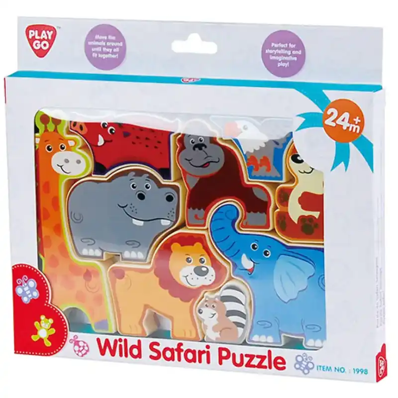 Újdonság Playgo Vadállatok formapuzzle