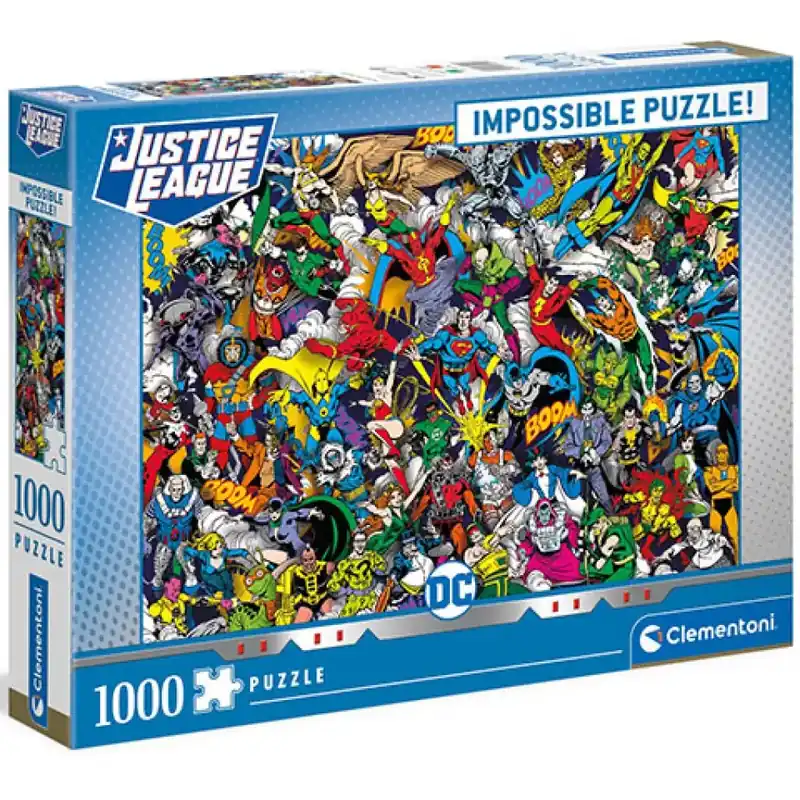 DC Comics Igazság ligája impossible puzzle 1000db-os - Clementoni Szuper ajánlat