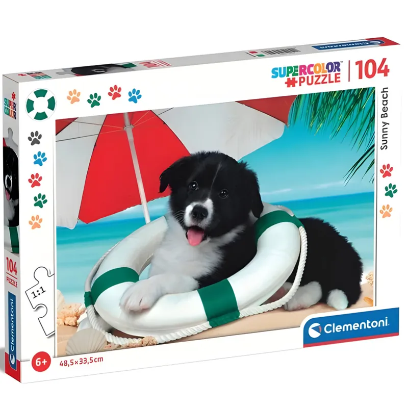 Bestseller Napos tengerpart 104db-os Supercolor puzzle - Clementoni