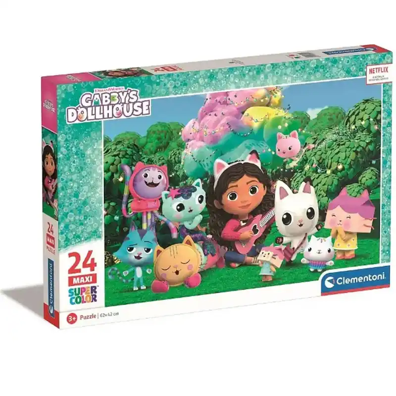 Azonnal elérhető Gabi babaháza Maxi Super Color Puzzle 24 darabos - Clementoni