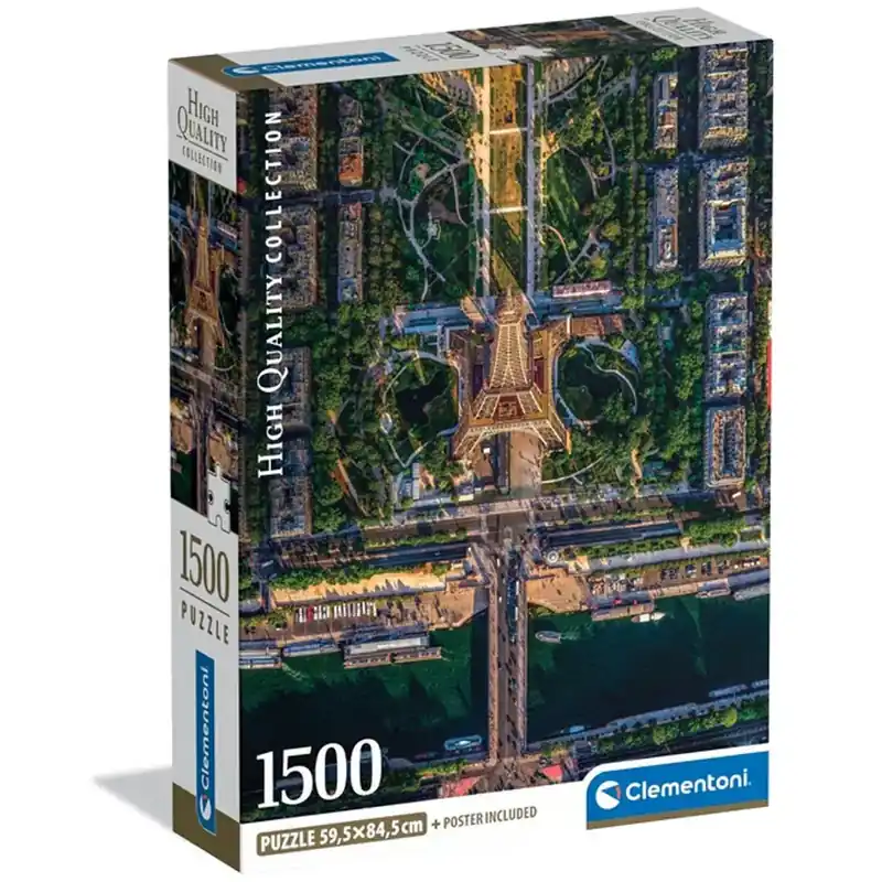 Azonnal elérhető Párizs felett HQC 1500db-os compact puzzle - Clementoni
