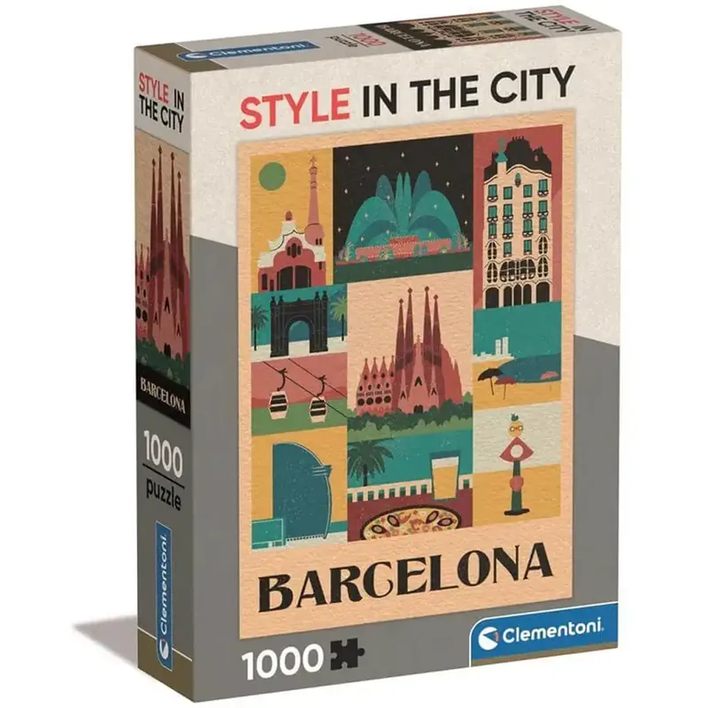 Style in the city Barcelona 1000db-os puzzle - Clementoni Csak ma