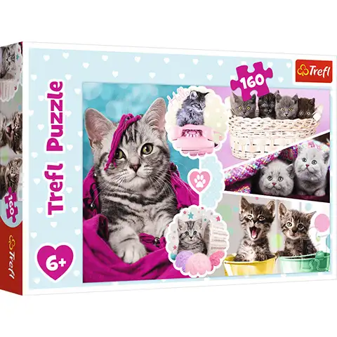 Cuki cicák puzzle 160db-os - Trefl Utolsó esély