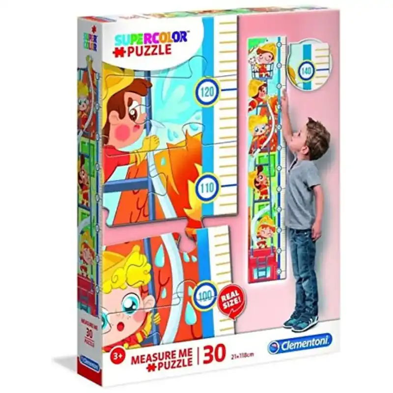Tűzoltók fali mérce 30 db-os puzzle - Clementoni Kedvezmény