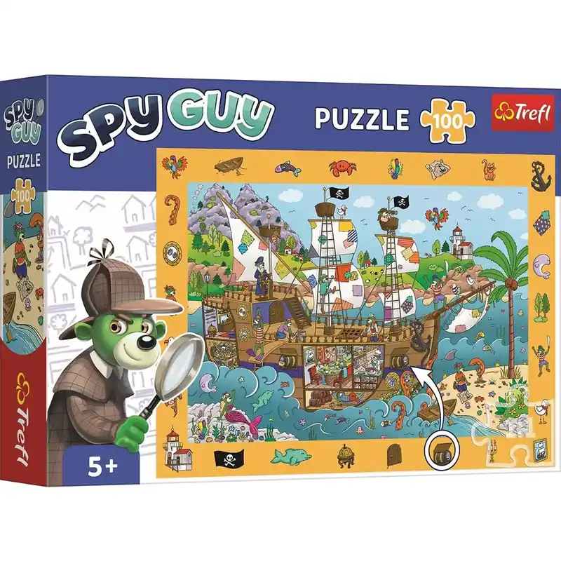 Bestseller Spy Guy 100db-os puzzle Kalózhajó - Trefl