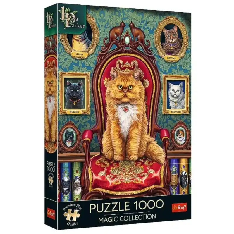 Lisa Parker Macskamánia 1000db-os prémium plusz puzzle - Trefl Azonnali szállítás