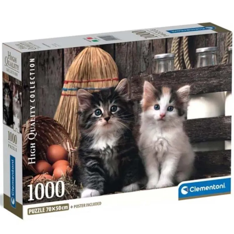 Bájos kiscicák HQC 1000db-os puzzle - Clementoni Expressz szállítás
