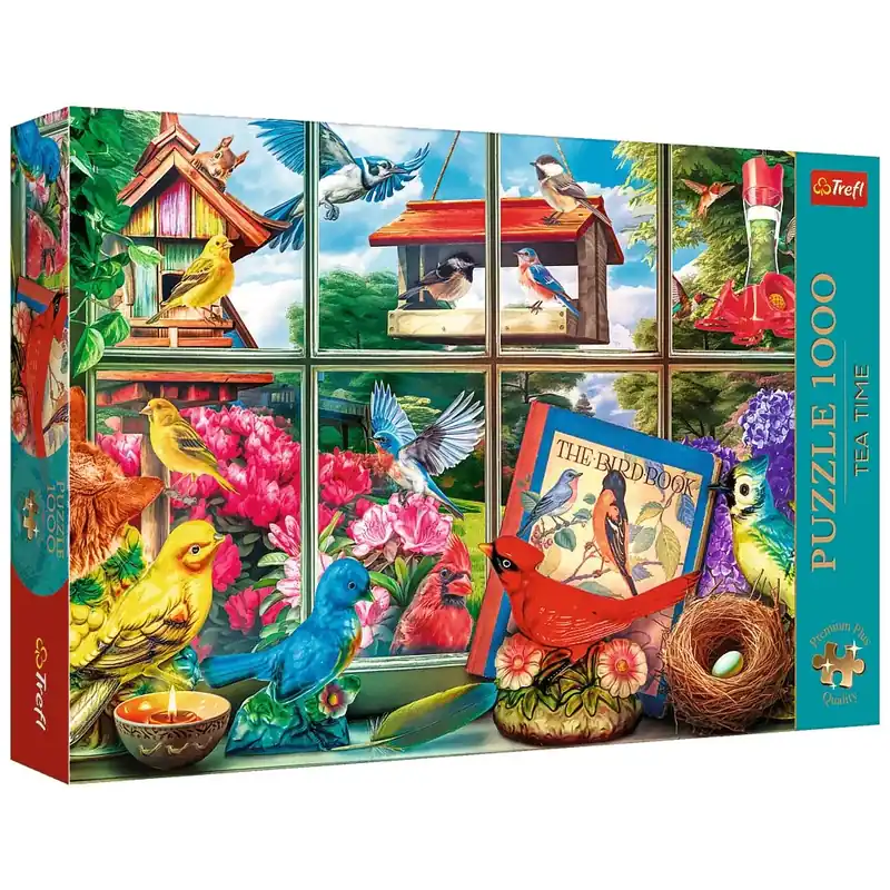 Madarak az ablak mögött 1000db-os Prémium plus quality puzzle -Trefl Újdonság
